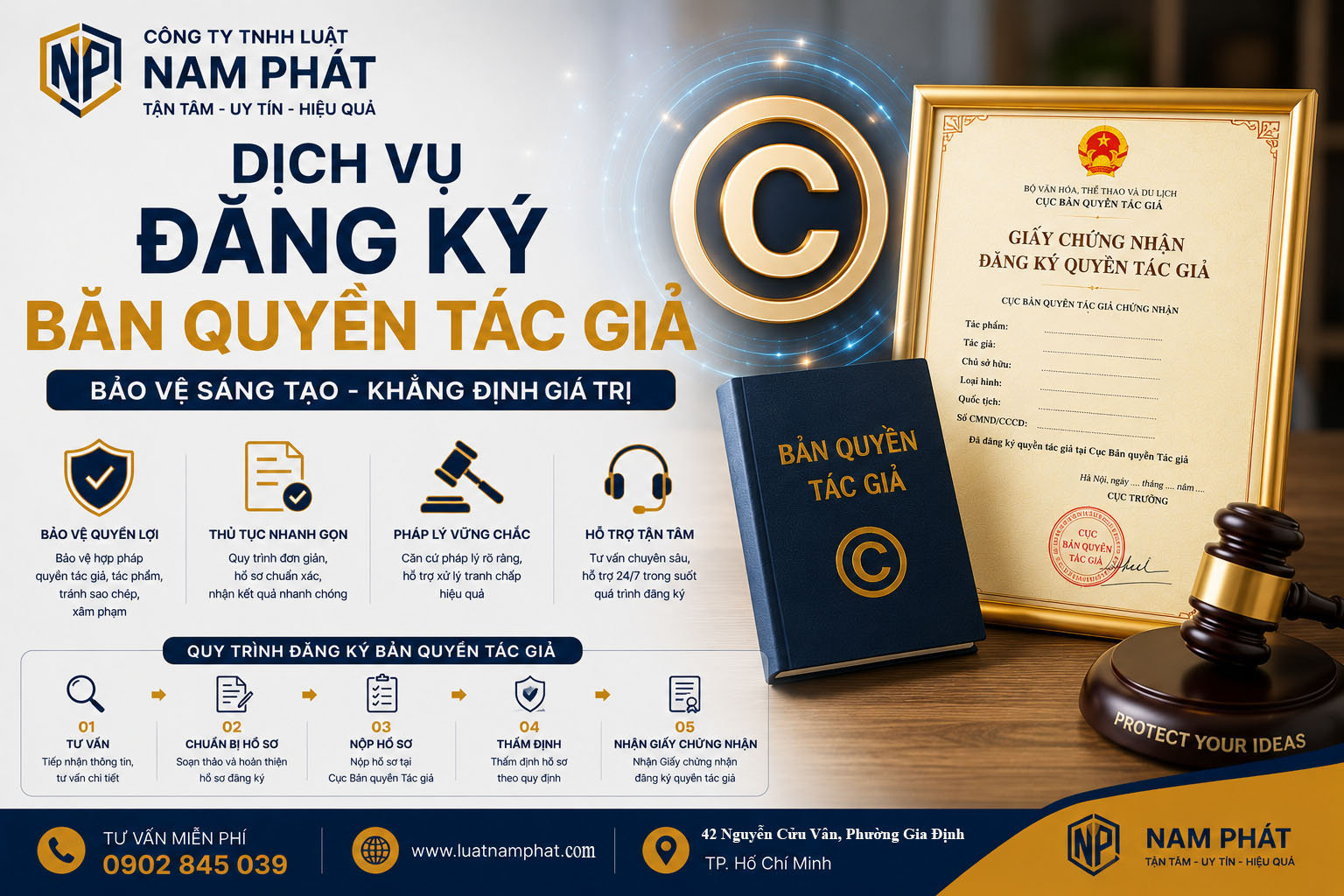 Dịch Vụ Đăng Ký Bản Quyền Tác Giả Uy Tín, Nhanh Chóng
