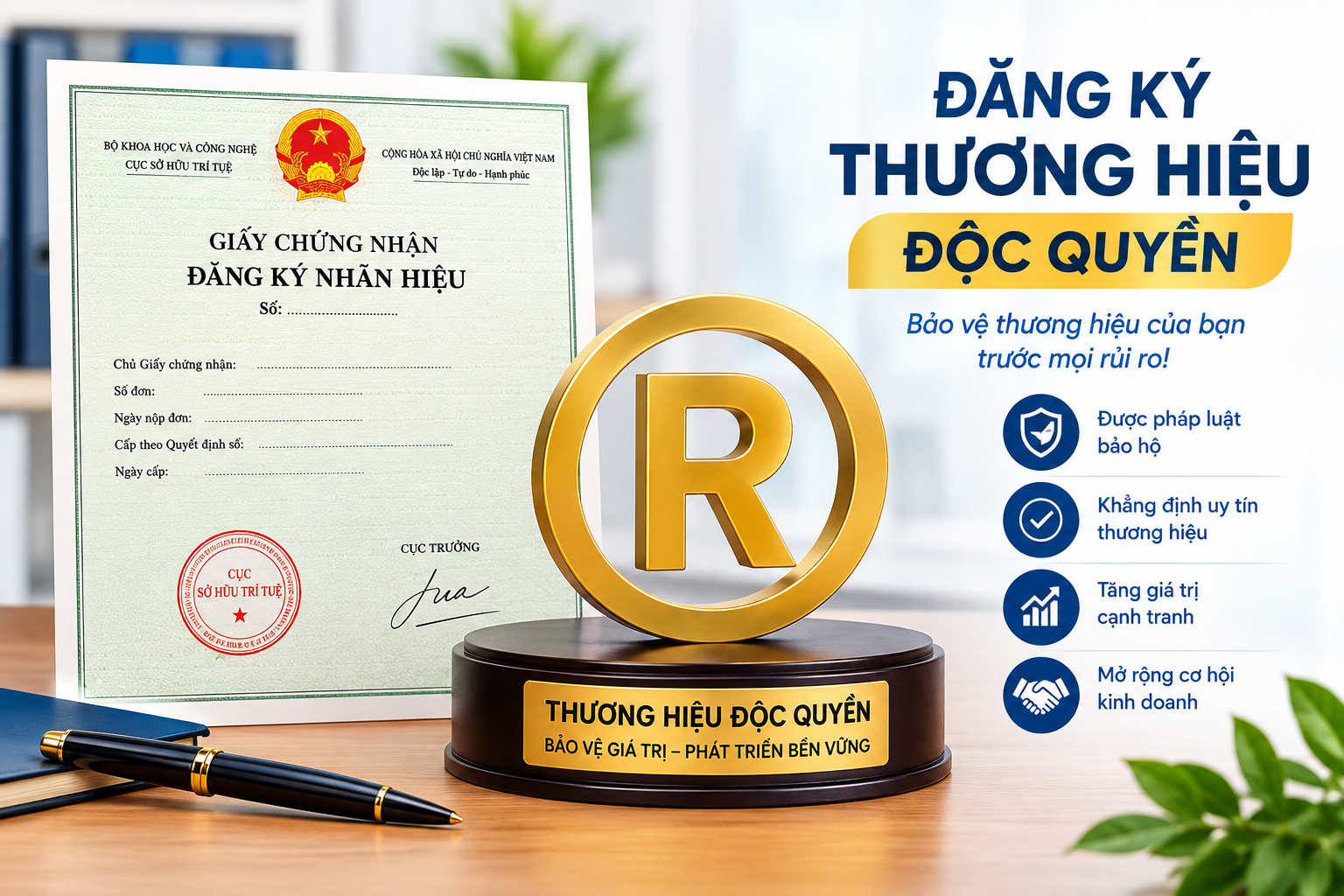 Đăng Ký Thương Hiệu Độc Quyền