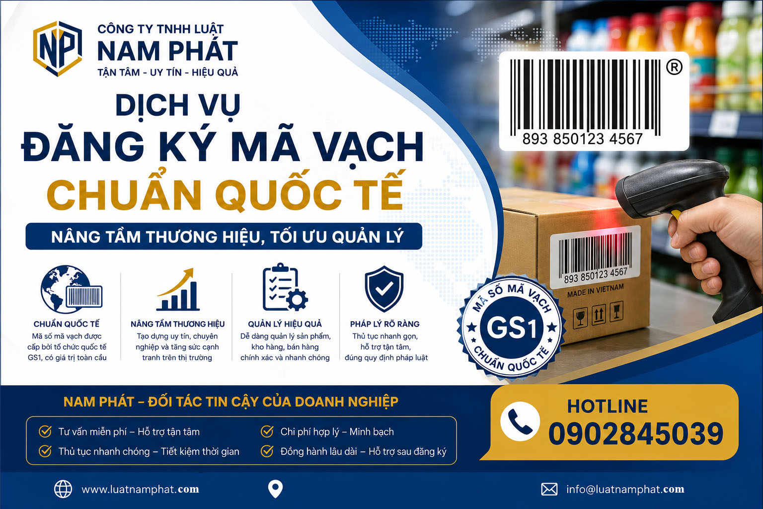 Dịch Vụ Đăng Ký Mã Vạch Chuẩn Quốc Tế